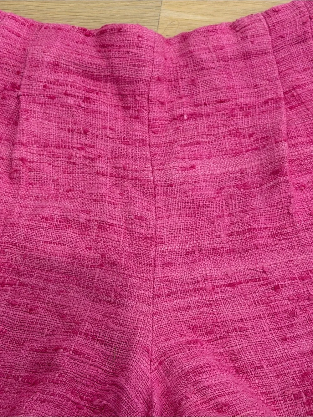 Prada tweed Hot pleated zip side Tweed Women’s Shorts